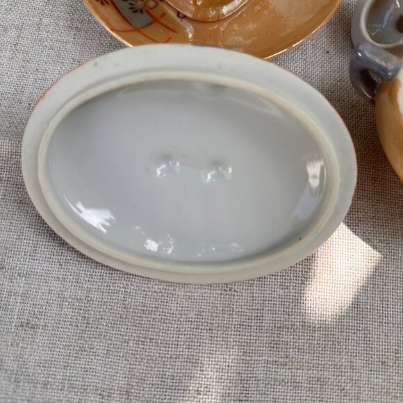 Vintage Made in Japan Lusterware Single Service Tea Set - Picture 8 of 14